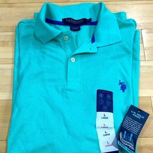 U.S. Polo Assn. Feel Dry Polo Sz. Large NWT